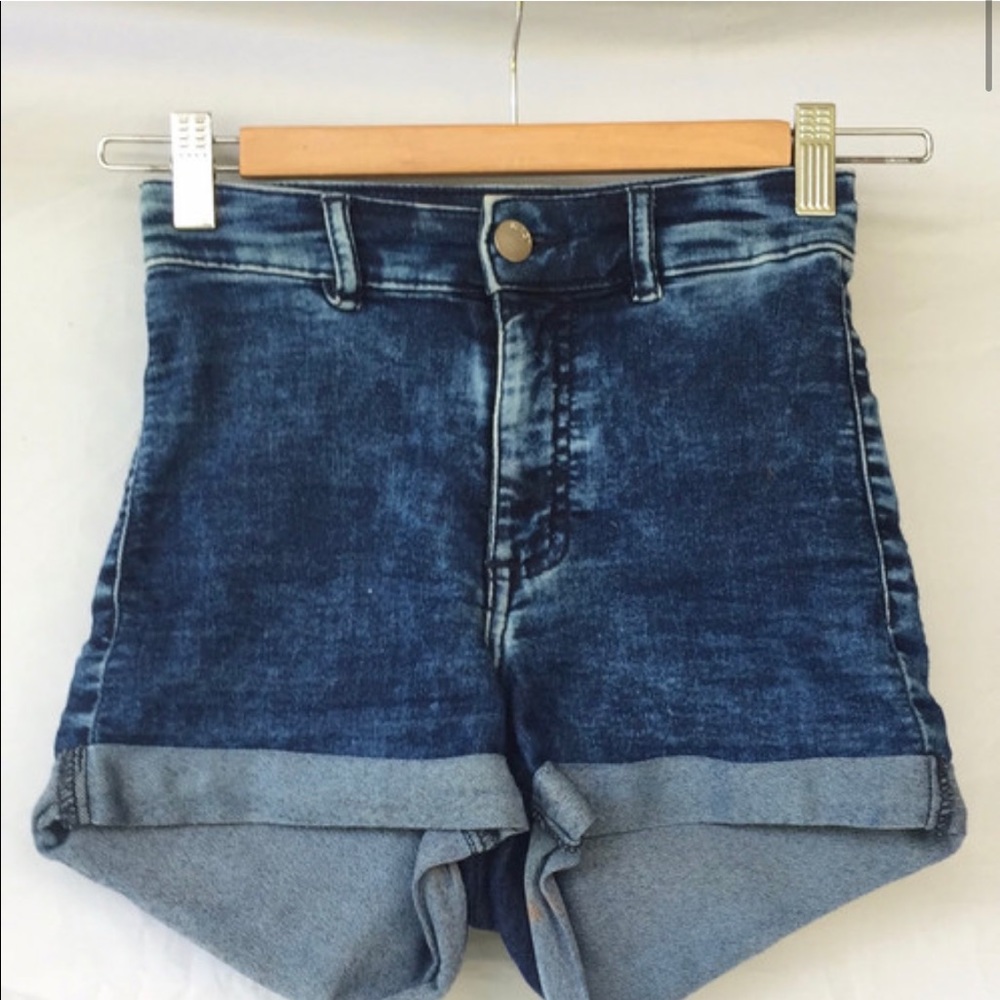 H&M High Waisted Jean Shorts